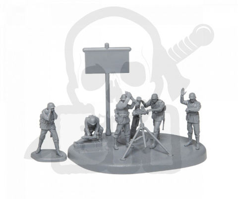 1:72 German 120mm Mortar with Crew