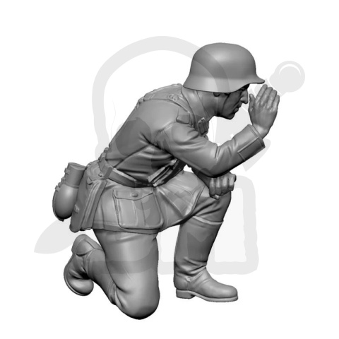 1:72 German 75 mm infantry gun with Crew