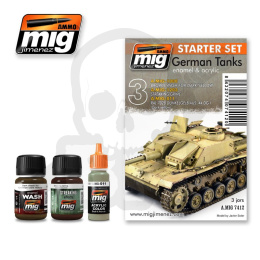 Ammo Mig 7412 Zestaw Farb German Tanks Starter Set