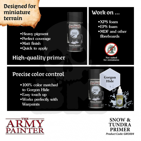 Army Painter Spray Gamemaster Snow & Tundra 300ml
