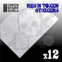 Resin Token Stickers 40mm 12 szt.