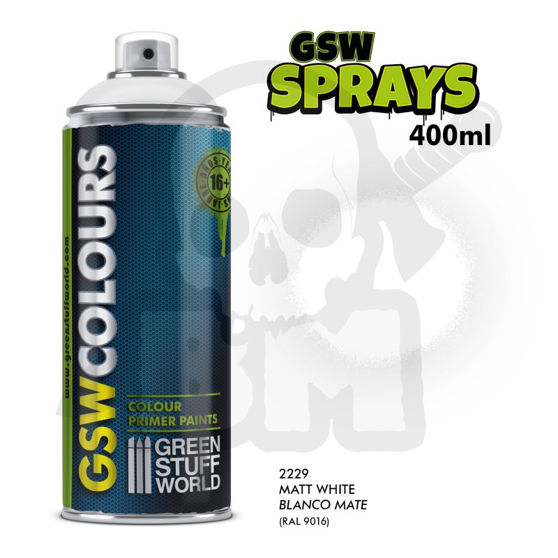 Spray Primer Matt White 400ml
