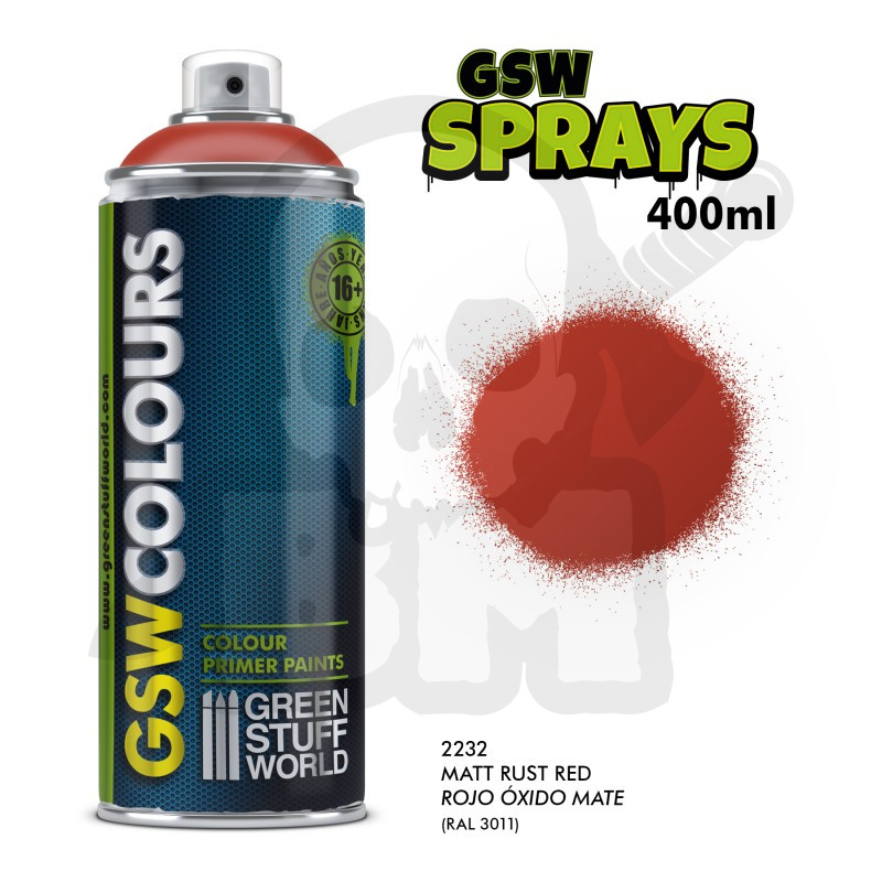 Spray Primer Matt Red Rust 400ml