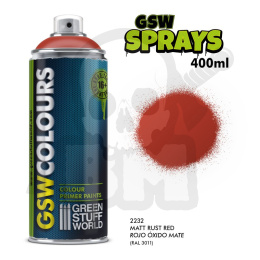 Spray Primer Matt Red Rust 400ml podkład czerwony rdza