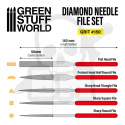 Green Stuff Diamond Needle Files pilniki 5 szt