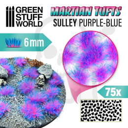 Grass Tufts - 6mm Martian Fluor Tufts Sully Purple-Blue