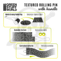 Rolling pin with Handle - Cobblestone 15mm wałek do odciskania tekstur