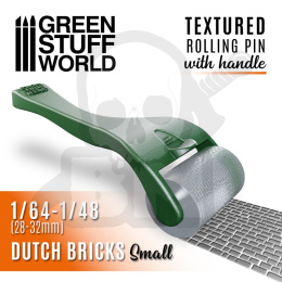 Rolling pin with Handle - Dutch Bricks Small wałek do odciskania tekstur