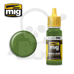 Ammo Mig 0080 Farba akrylowa Bright Green AMT-4