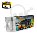Ammo Mig 7155 Farby Sci-Fi Ground Vehicles Color Set