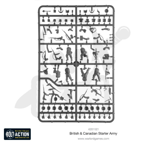 British & Canadian Army infantry (1943-45) - żołnierze 6 szt.