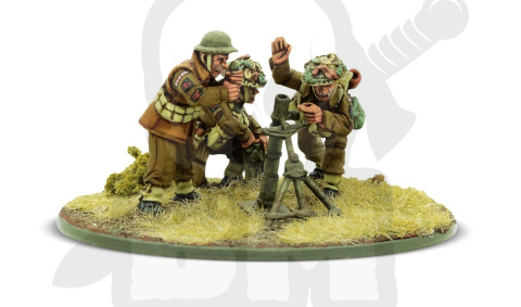 BOLT ACTION British Army medium mortar team