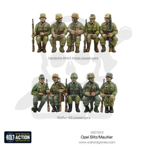 BOLT ACTION Opel Blitz/Maultier (plastic)