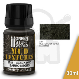 Acrylic Mud Textures - Black Mud 30ml