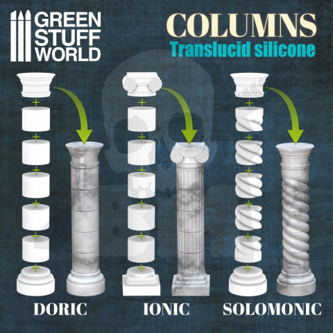 Silicone Molds - Columns formy silikonowe