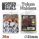 Token Holders 21mm - osłona na żeton 36 szt.
