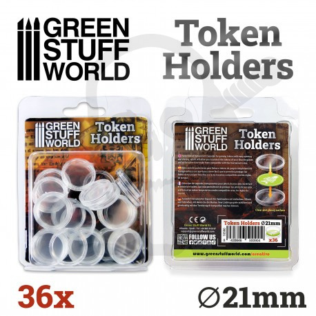 Token Holders 21mm - osłona na żeton 36 szt.