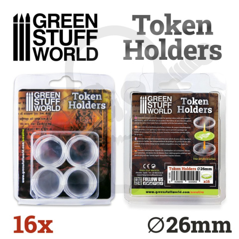 Token Holders 26mm - osłona na żeton 16 szt.