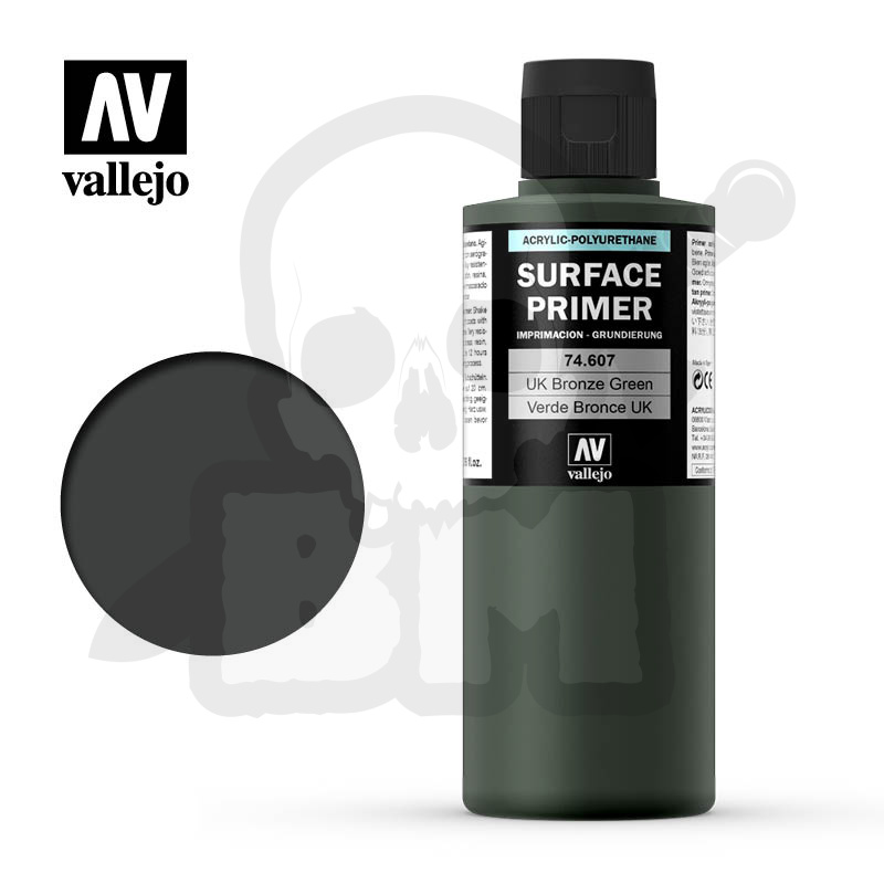 Vallejo 74607 Surface Primer 200 ml. U.K. Bronze Green podkład