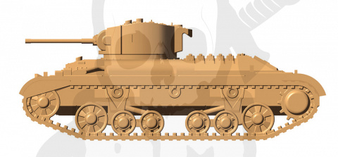 1:100 British Infantry Tank Valentine II