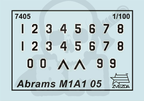 1:100 U.S. Main Battle Tank Abrams A1M1