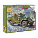 1:100 Armored Personnel Carrier M-3 Scout Car with Machine Gun