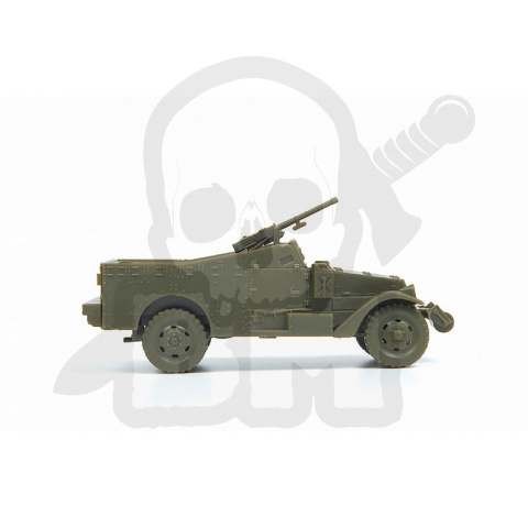 1:100 Armored Personnel Carrier M-3 Scout Car with Machine Gun