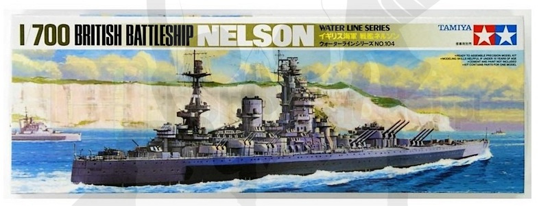 1:700 Tamiya 77504 Nelson British Battleship