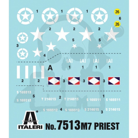 1:72 American Howitzer M7 Priest 105mm / Kangaroo - 2 modele