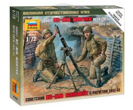 1:72 Soviet 82 mm Mortar with Crew 1941-1943