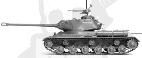 1:72 Soviet tank IS-2 Stalin