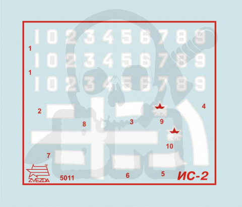 1:72 Soviet tank IS-2 Stalin