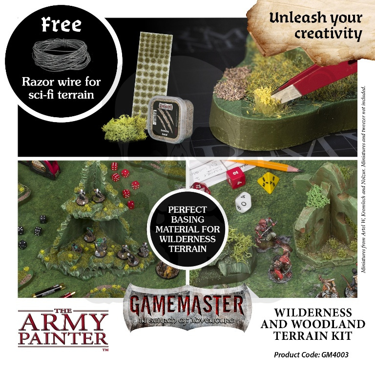 Army Painter Set Gamemaster Wilderness & Woodland Terrain Kit