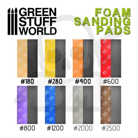 Gąbki szlifierskie o ziarnistości 280 10szt.