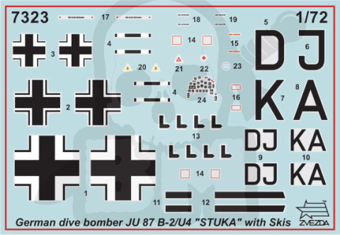 1:72 Ju-87 B-2 Stuka w/Ski