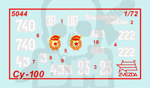 1:72 SU-100 Soviet Self-Propelled Gun