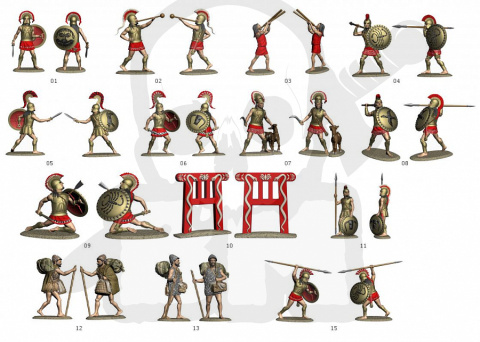 1:72 Spartiates V-IV C. BC. Sparta