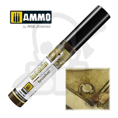 Ammo Mig 1801 Effects Brusher: Fuel Stains