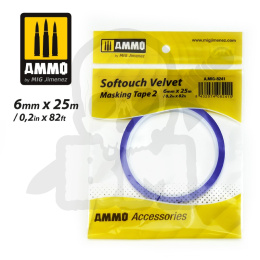 Ammo Mig 8041 Softouch Velvet Masking Tape #2 6mmx25m