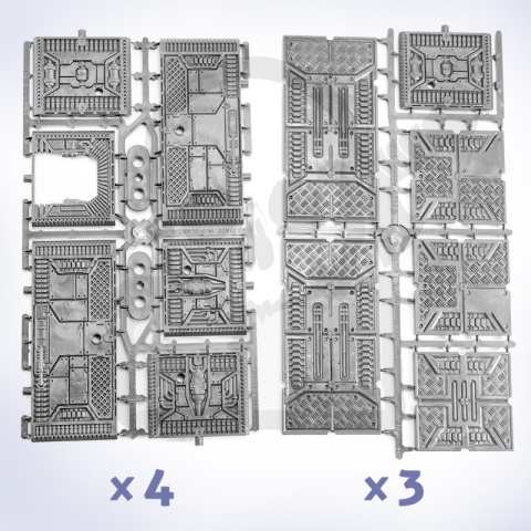 Sci-Fi Starter Set tereny do gier bitewnych i RPG