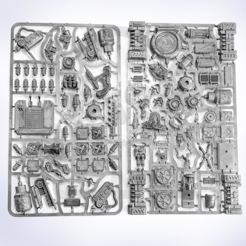 Sci-Fi Starter Set tereny do gier bitewnych i RPG