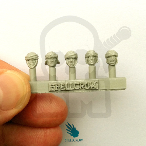 Desert Guards Heads - głowy 10 szt. Guard