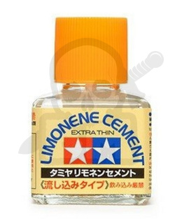 Tamiya 87134 Limonen Cement Extra Thin 40 ml klej do plastiku z pędzelkiem