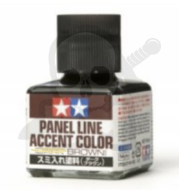 Tamiya 87132 Panel Line Accent Color Brown 40 ml