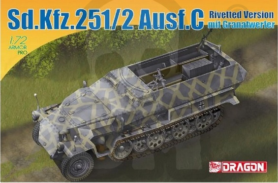1:72 Sd.Kfz 251/2 Ausf C Mortar Carrier