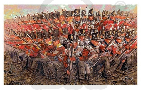 1:72 Napoleonic Wars British Infantry 1815