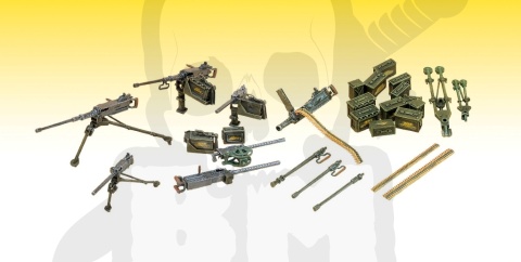 Academy 13262 U.S. Machine Gun Set 1:35