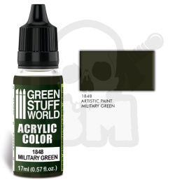 Acrylic Color Military Green farba akrylowa 17ml