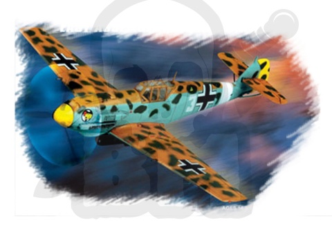 Hobby Boss 80261 Messerschmitt Bf-109E4/Trop 1:72