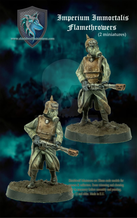 Imperium Immortalis Flamethrowers (2 miniatures)